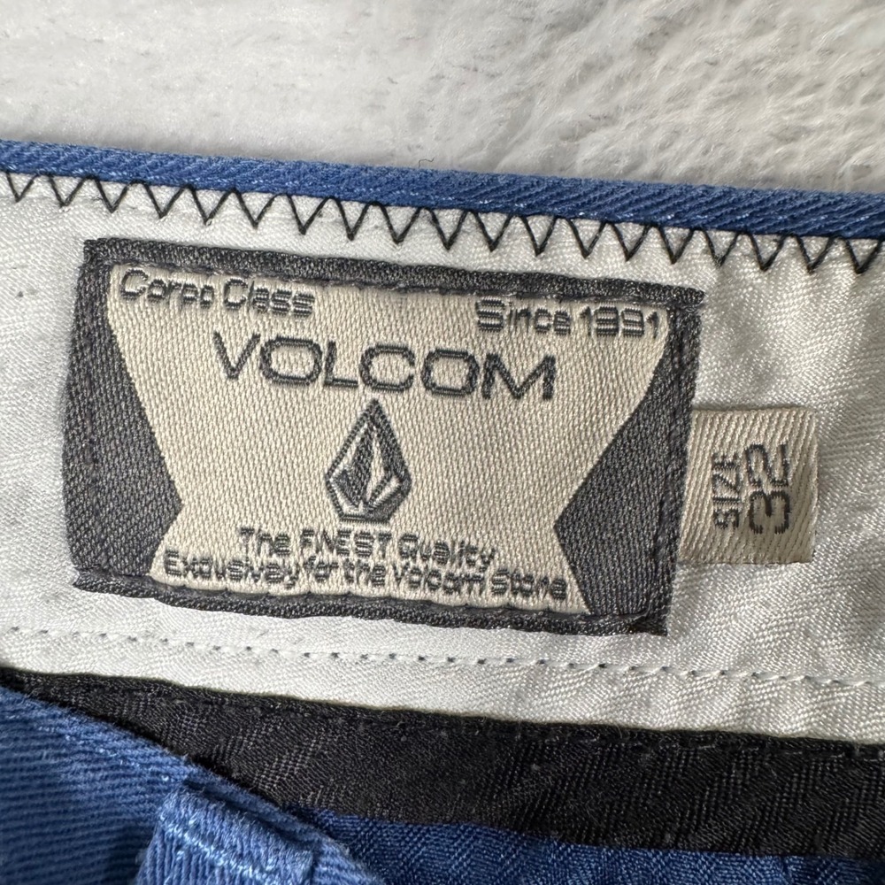 Volcom Vmonty Block Shorts Mens 32 Blue‎ Excellent Colorblock Chino A0931450 - Picture 2 of 10